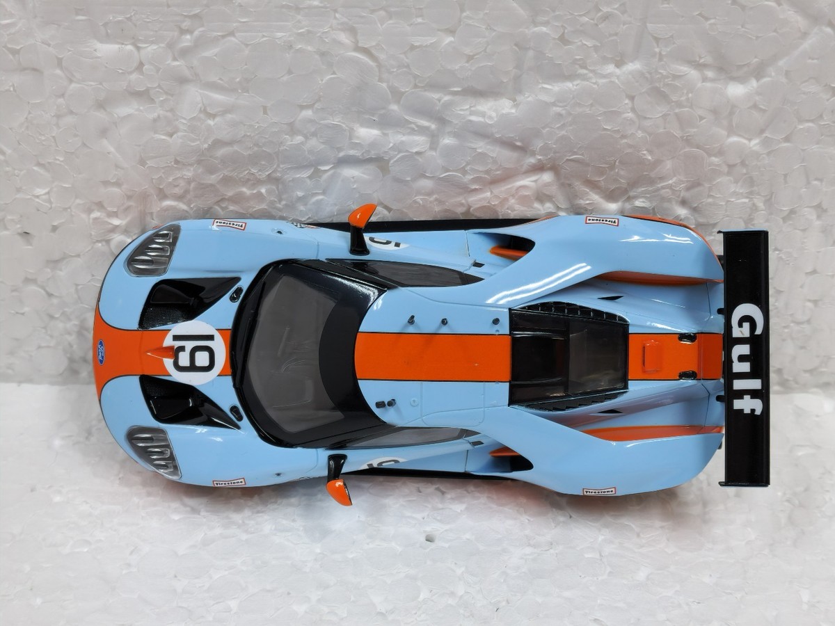 Scalextric Ford GT GTE Gulf Edition 1:32 Slot Race Car for