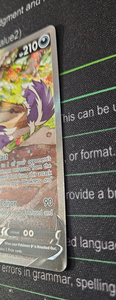 Pokemon TCG - Skuntank V - Silver Tempest 181/195 Alternate Full Art Holo - Image 3 of 4