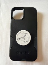 Modified OtterBox Commuter Case for iPhone 13 with permanently attached holder