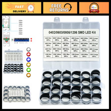 1200pcs Smd Led Diode Assorted Kit - 0603 0805 1206 Super Bright Bulbs 5 Colors