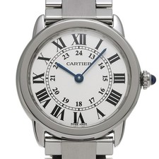 Used Cartier W6701004 Silver Ladies Watch from JAPAN 6