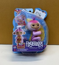 Fingerlings Interactive Baby Monkey Harmony Pink Touch Reacts 70 Sounds - New