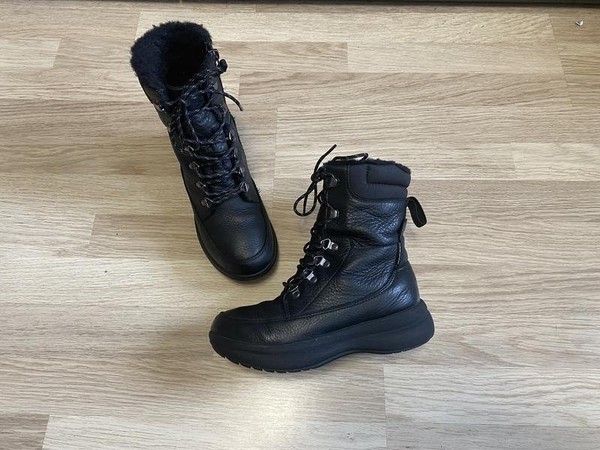 Women Clarks Boots Black 36 #7BAZ