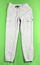 Quiksilver Boys Youth XL 18/20 Grey Cargo Joggers Sweatpants; 30 Inseam