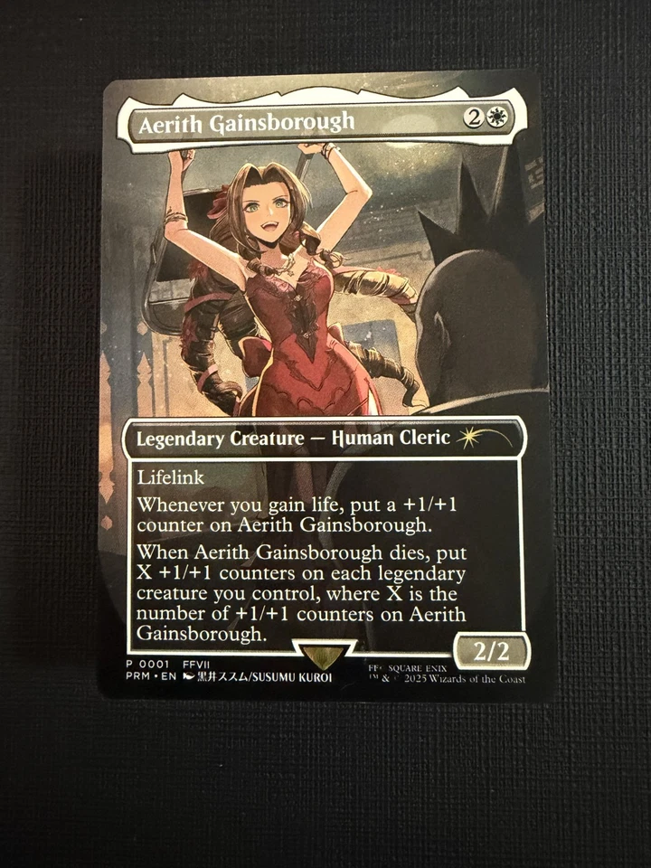 Aerith Gainsborough MTG RC PROMO NM Non-Foil | FINAL FANTASY P 0001 FFVII - Image 2 of 4