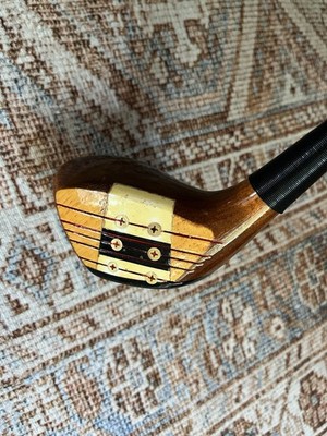 RARE* Wood Bros Texas Golf Co Persimmon Driver - DG S300 Stiff