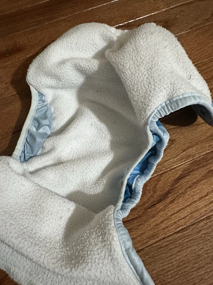 1 pañal de bolsillo talla única Thirsties + 1 algodón orgánico + 1 inserto de poliéster para mantenerse seco Foto 4 de 4