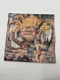 Legendary Axe (TurboGrafx-16, 1989) Complete W/ Case & Manual Tested *Smoker*