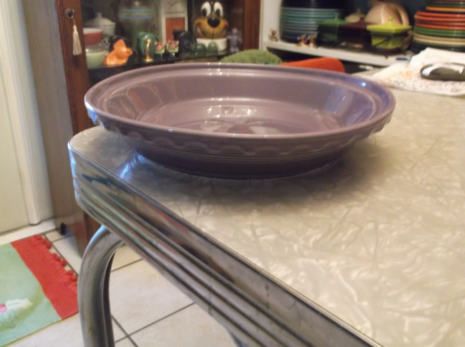 Lilac Fiestaware Large Pie Baker