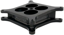Allstar Carburetor Spacer Angled 2 In Thick 4 Hole Sq Bore Alum Black Anod Each