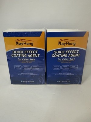 Ray Hong Quick effect Coating Agent Persistent Type 4 fl oz each Lot Of 2