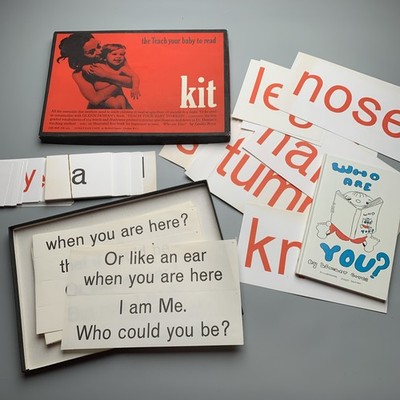 Teach Your Baby to Read Kit, Glenn Doman Method Boxed Set Vintage 1960s