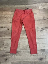 A|X Armani Exchange Men's Small Red Drawstring Jogger Sweatpants Pockets S