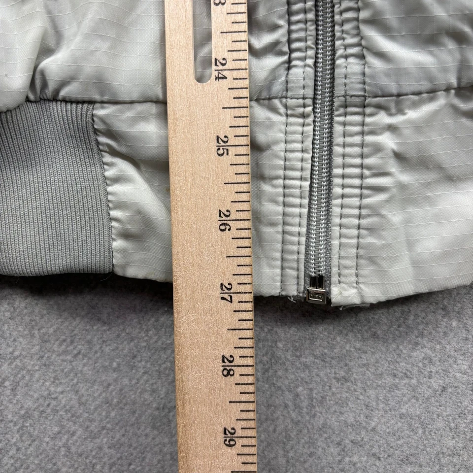 Chaqueta cortavientos con capucha Russell vintage años 80 para hombre XL gris térmica Ripstop EE. UU. Foto 4 de 4