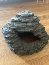 Reptile Cave Hideout Aquarium Decor for Fish, Amphibians, Lizards