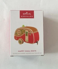 2024 Hallmark Happy Haul-Idays Gingerbread Camper Keepsake Tree Ornament NEW