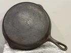Vtg Griswold #10 Cast Iron Skillet 716 B Flat Small Block Logo Erie PA USA (18D