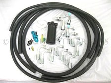 134a Air Conditioning Ext Length Hose Kit Ac O-ring Fitting Drier Binary Switch