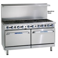 Imperial IR10CC 60 in 10Burner Gas Range w/ Convection Ovens