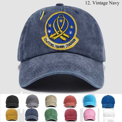 Customized Embroidered Hat Usaf 35th Flying Training SQ, Trucker Hat, Gift Idea