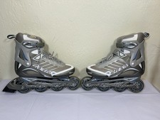 Patines en línea Rollerblade Spirit Blade Bio Dynamic para mujer talla 10 gris blanco