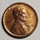 1910 Lincoln Wheat 1C-Beautiful BU-Luster,Toning,RB