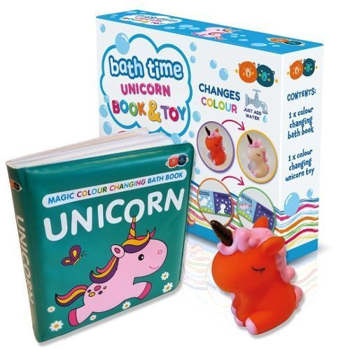 Magic Colour Changing Bath Book & Toy - Unicorn (Paperback Book)