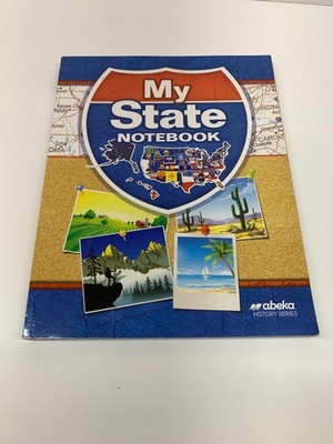 My State Notebook A Beka 4th Gr Study Student Textbook & Workbook abeka 4th Ed