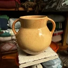 1930’s Roseville Tourmaline Orange Vase 5 1/2 Inches A-517 Flame