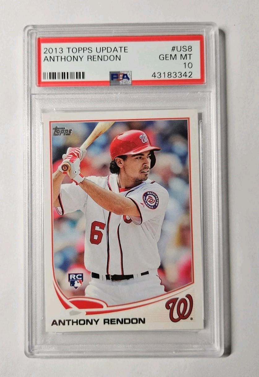 2013 Topps Update #US8 Anthony Rendon Rookie Card RC PSA 10 GEM MINT Nationals