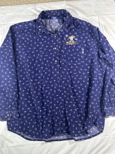 vintage 90s Winnie the Pooh Disney TIGGER corduroy shirt Womens button up XL
