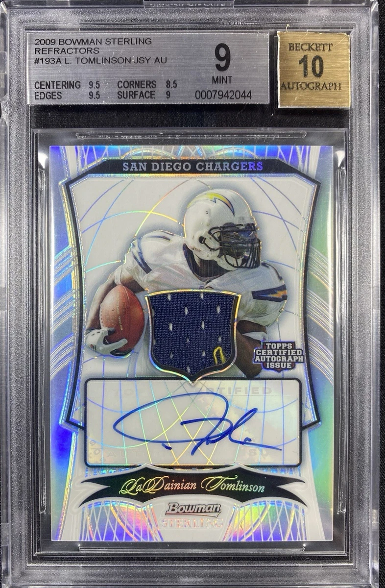 LaDainian Tomlinson Football Autographed Sports Trading Cards for