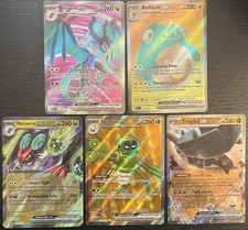 Pokemon TCG EX Lot Paldea Evolved Noivern Ting-Lu Bellibolt 5 Card Holo Lot NM