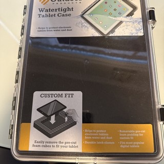 Outdoor Products Watertight Tablet Case 8" X 2" X 11" Custom Size To Fit