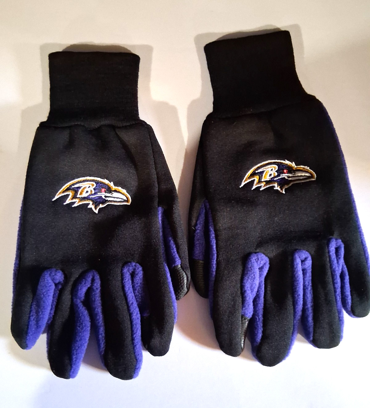 Baltimore Ravens Mens Polyester Gloves New