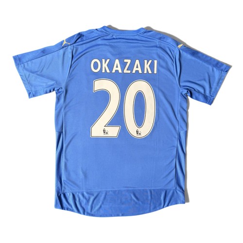 Okazaki #20 Leicester City 2015/2016 Retro Home Jersey - Mens Size Large - NEW