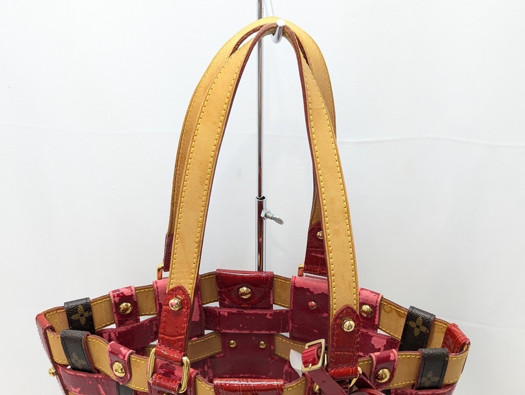 LOUIS VUITTON Monogram Neo Bucket Handbag Ruby Brown M95613 AR4067