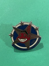 Vintage 1981 MLB All Star Game Original Press Pin Pinback Cleveland Chief Wahoo