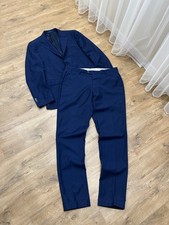 Boggi Milano X Reda Men's Blue wool 2 pieces suit Size: 56