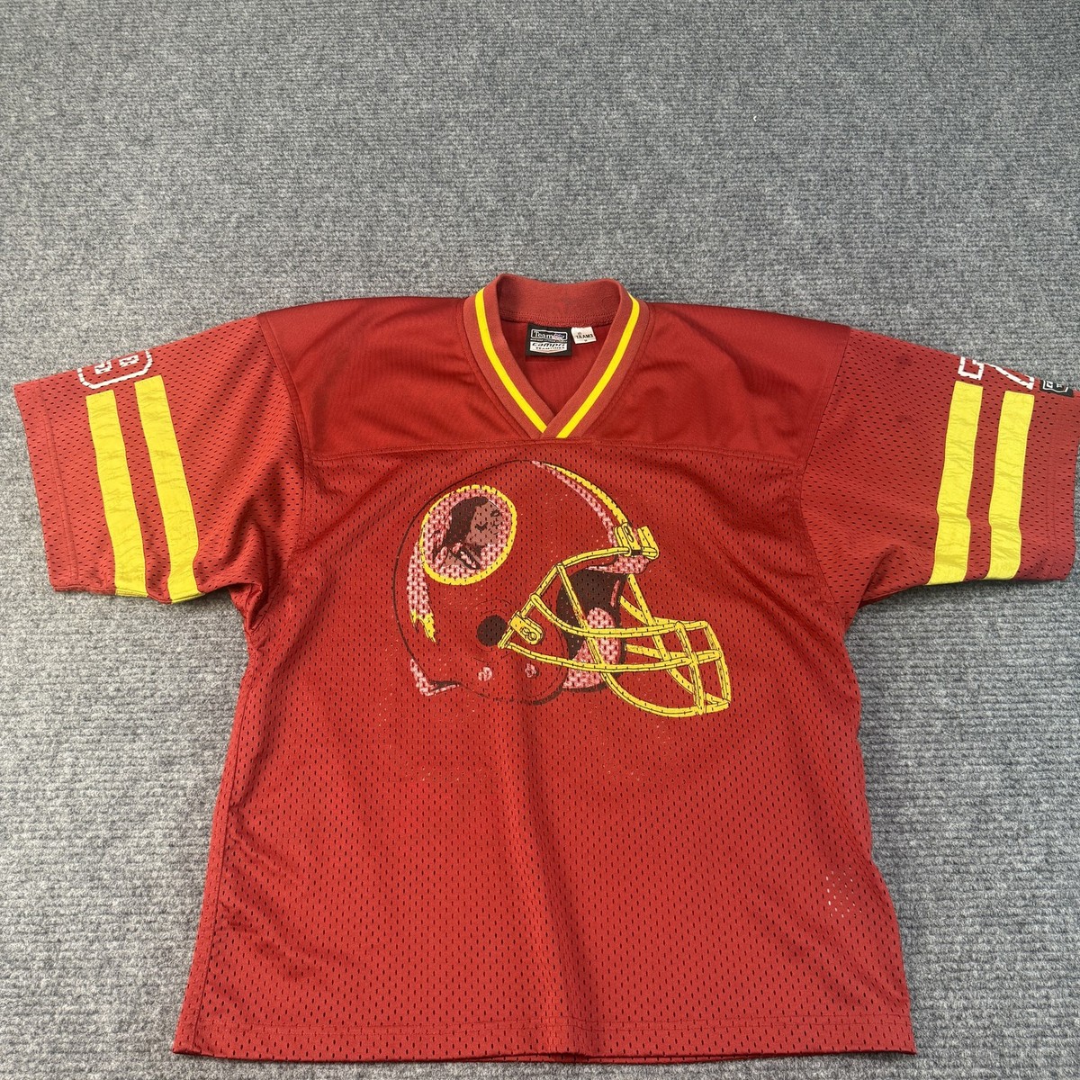 希少 90s NFL ワシントン レッドスキンズ メッシュジャージ CAMPRI Vintage Washington Redskins Jersey Mens Medium NFL Football Campri