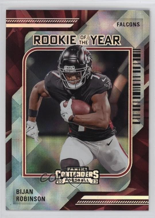 2023 Panini Contenders Rookie of the Year Silver Bijan Robinson #3 RC 1u5y