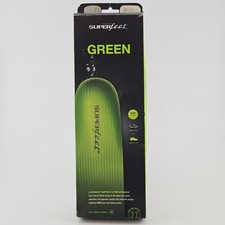 Superfeet Green High Support Insoles Size D Mens 7.5-9 Womens 8.5-10 Orthotics