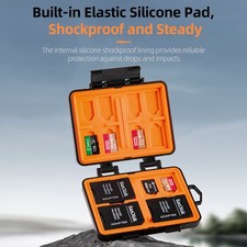 Camera SD TF Card Memory Card Storage Box Waterproof Case for DJI/Insta 360