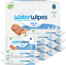 Newborn  Baby Wipes, 3-In-1 Cleans, Cares, Protects, 99.9 Water, 12 Packs 