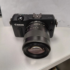 Canon EOS M Black 18.0MP Mirrorless Digital Camera with 18-55mm Lens
