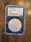 2017 Silver Eagle 1 Oz. NGC MS70 Early Releases Black Core Holder
