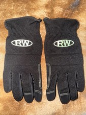 RW Men's Hi-Dexterity Spandex-Faux Leather Work/Drive Glove Unlined Black