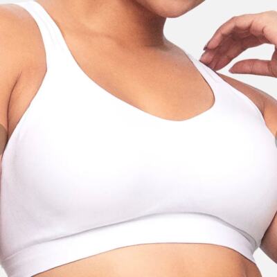 NEW -Underoutfit Comfort Shaping Bra 457- white, size Large