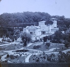 Gardens of the Vatican, Rome, Italy, c1920 s Magic Lantern Glass Slide