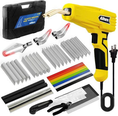 Efficient Plastic Welding Kit with Ergonomic Handle & Rapid Heating Yellow